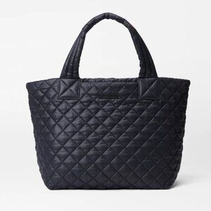 MZ Wallace Small Metro Tote Deluxe (Black)